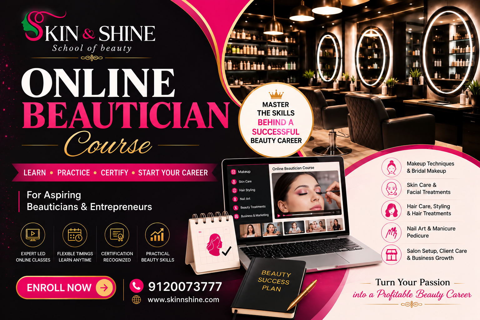Online Beautician Courses